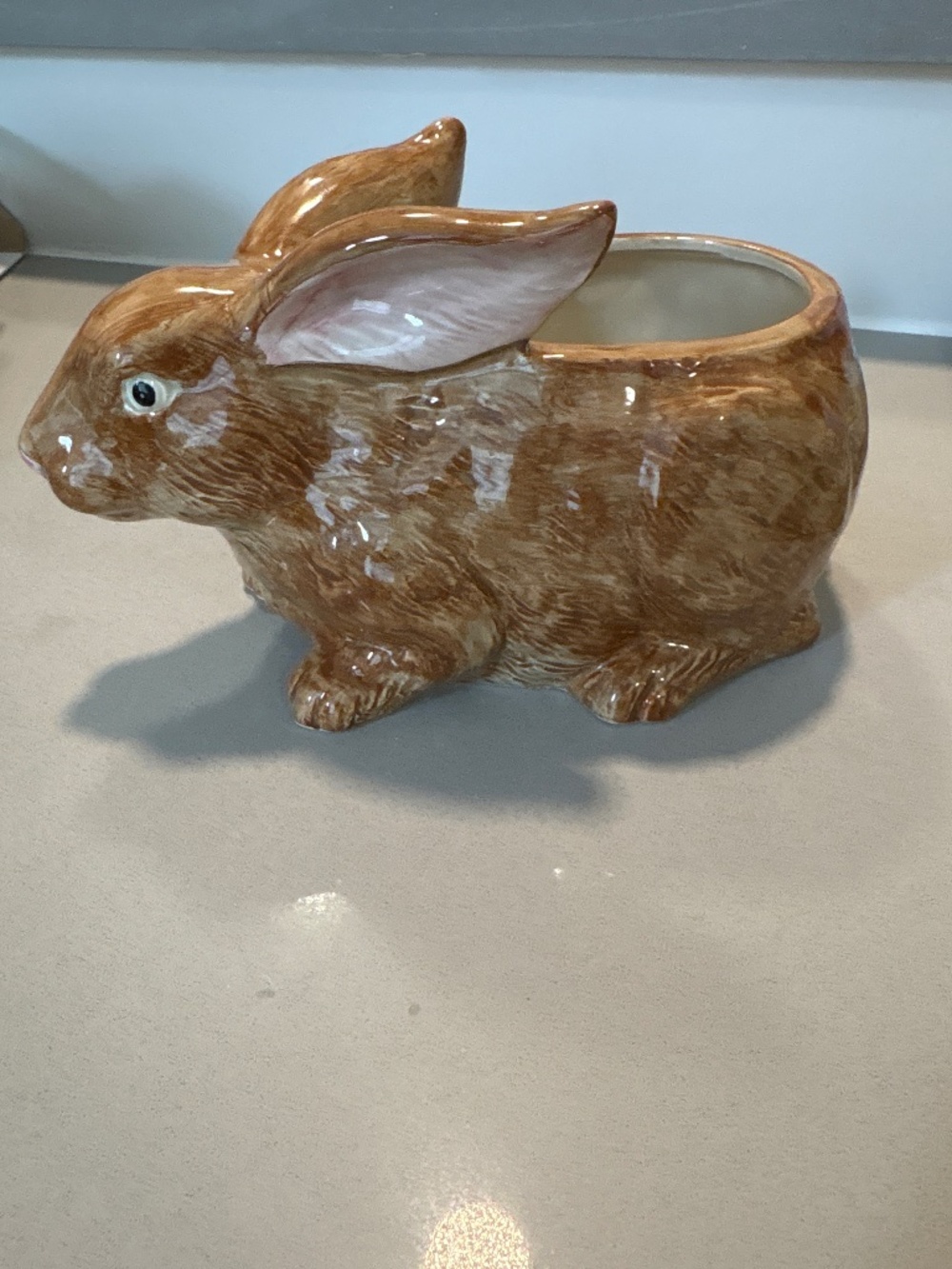 Fitz and Floyd bunny planter
